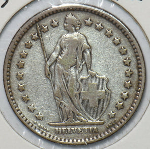 Switzerland 1907 2 Francs 151185 combine shipping