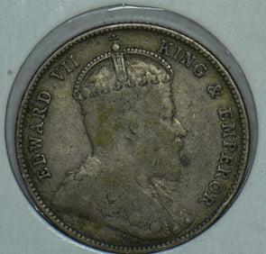Straits Settlements 1903 King Edward VII 20 Cents 290540 combine shipping