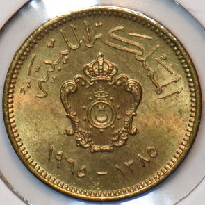 Libya 1965 AH 1385 Millieme 295331 combine shipping