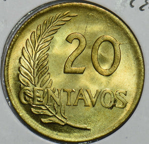 Peru 1962 20 Centavos 196602 combine shipping
