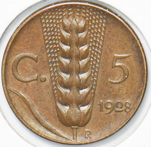 Italy 1928 5 Centesimi Vittorio Emanvele III 292968 combine shipping