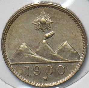 Guatemala 1900 H 1/4 Real 294575 combine shipping