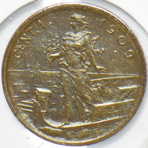 Italy 1909 Centesimo Vittorio Emanvele III 292961 combine shipping