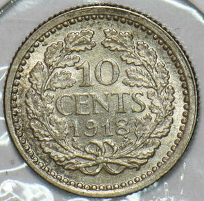 Netherlands 1918 10 Cents 240350 combine shipping
