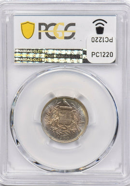 Guatemala 1900 Real PCGS MS 66+ stunning color finest known PC1220 combine shipp