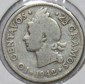 Dominican Republic 1952 10 Centavos 151241 combine shipping