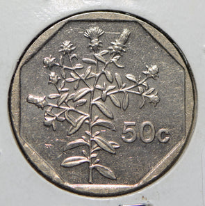 Malta 2001 50 Cents  901308 combine shipping