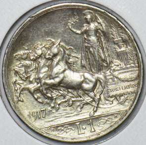 Italy 1917 R Lira Horse 490825 combine shipping