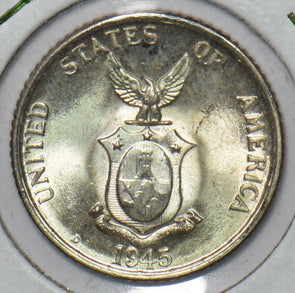 Philippines 1945 20 Centavos BU 296145 combine shipping