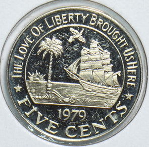 Liberia 1979 5 Cents Elephant 298981 combine shipping