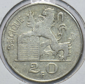 Belgium 1950 20 Francs Lion animal 193034 combine shipping