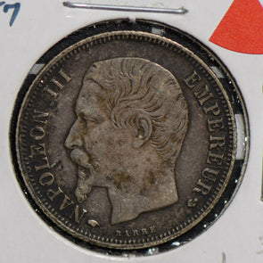 France 1857  silver Franc F0194 combine shipping
