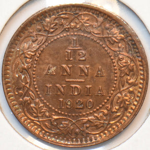 British India 1920 C 1/12 Anna 192989 combine shipping