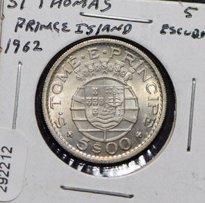 ST. Thomas & Prince 1962 5 Escudos  292212 combine shipping