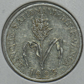 Rwanda 1985 Franc 152062 combine shipping
