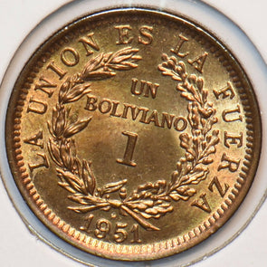 Bolivia 1951 Boliviano Alpaca animal 295247 combine shipping