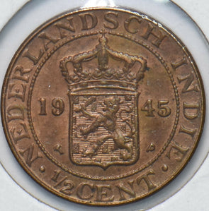 Netherlands East Indies 1942 1/2 Cent Lion animal 192100 combine shipping
