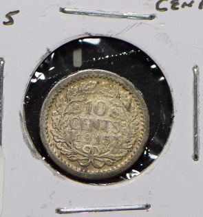 Netherlands 1915 10 Cents  900984 combine shipping