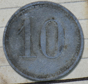 Germany 1917 10 Pfennig Scheinfeld 293089 combine shipping