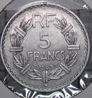 France 1949 B 5 Francs  290089 combine shipping