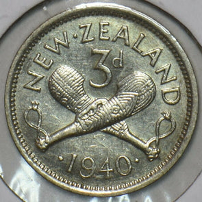 New Zealand 1940 3 Pence 152384 combine shipping