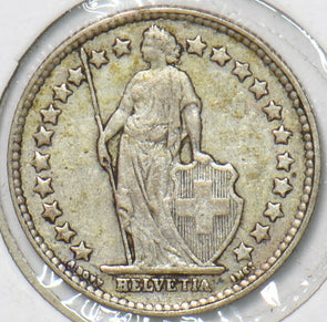 Switzerland 1910 1/2 Franc 194473 combine shipping
