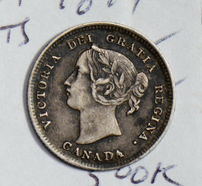Canada 1894 5 Cents silver CA0365 combine shipping