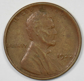 1922-D Lincoln Wheat Cent XF U0433