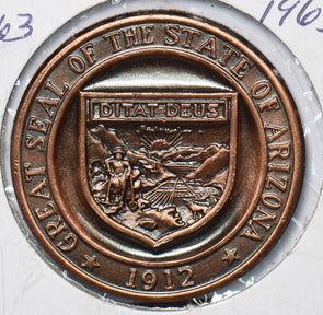 1963 Token Medal - Arizona Centennial 191953 combine shipping