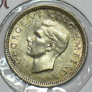 New Zealand 1942 3 Pence N0228 combine shipping