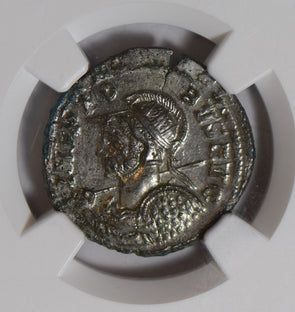 Roman AD 276 ~282 Probus silver NGC MS BI Aurelianlanus millitary bust I. rv emp