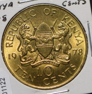 Kenya 1978 10 Cents  901122 combine shipping
