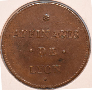 France 1744 Token Jeton AFFINAGES DE LYON F0128 combine shipping