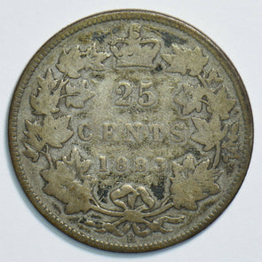 Canada 1883 25 Cents 0 240929 combine shipping