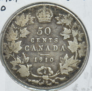Canada 1910 50 Cents 298670 combine shipping