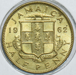 Jamaica 1962 1/2 Penny 198493 combine shipping
