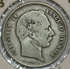 Denmark 1875 Krone Dolphin animal 240642 combine shipping