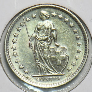 Switzerland 1962 1/2 Franc 197291 combine shipping