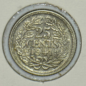 Netherlands 1941 25 Cents 291391 combine shipping