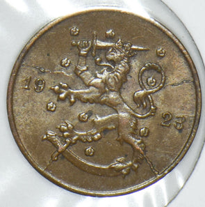 Finland 1923 Penny Lion animal 290989 combine shipping