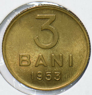 Romania 1953 3 Bani  291243 combine shipping