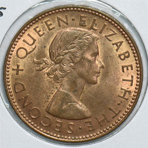New Zealand 1965 1/2 Penny 198899 combine shipping